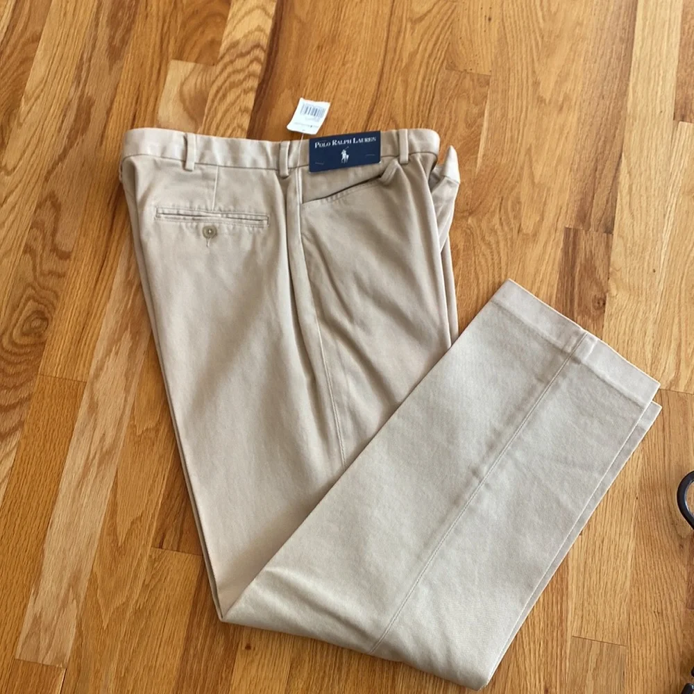 NWT POLO by Ralph Lauren mens khaki pants 34x30